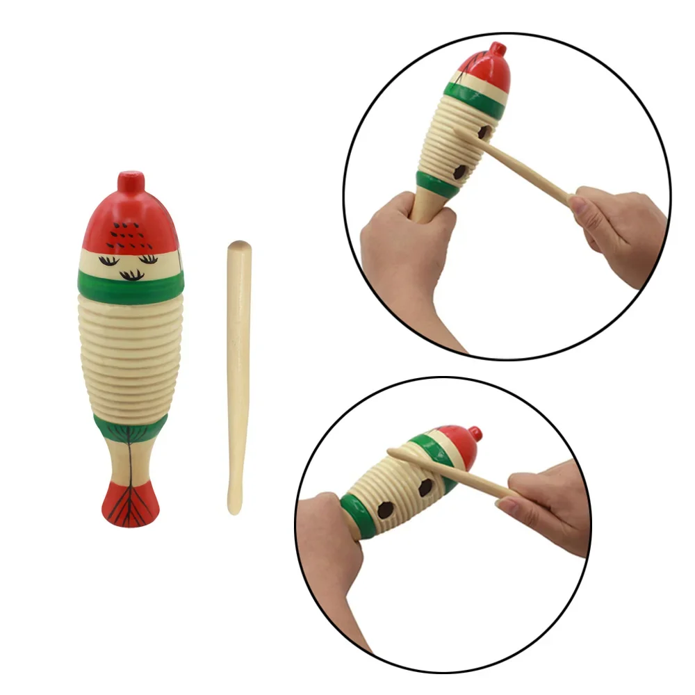 Musical Instrument Game - Drewniana Rybka Instrument Muzyczny Orffa Perkusyjny