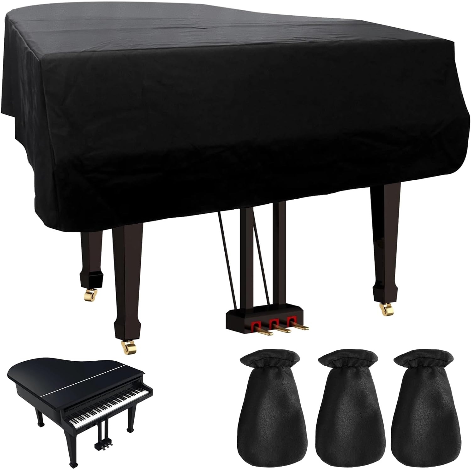 Musical Instrument Like Piano - Pokrowce na pianino Nakładki na pedały,