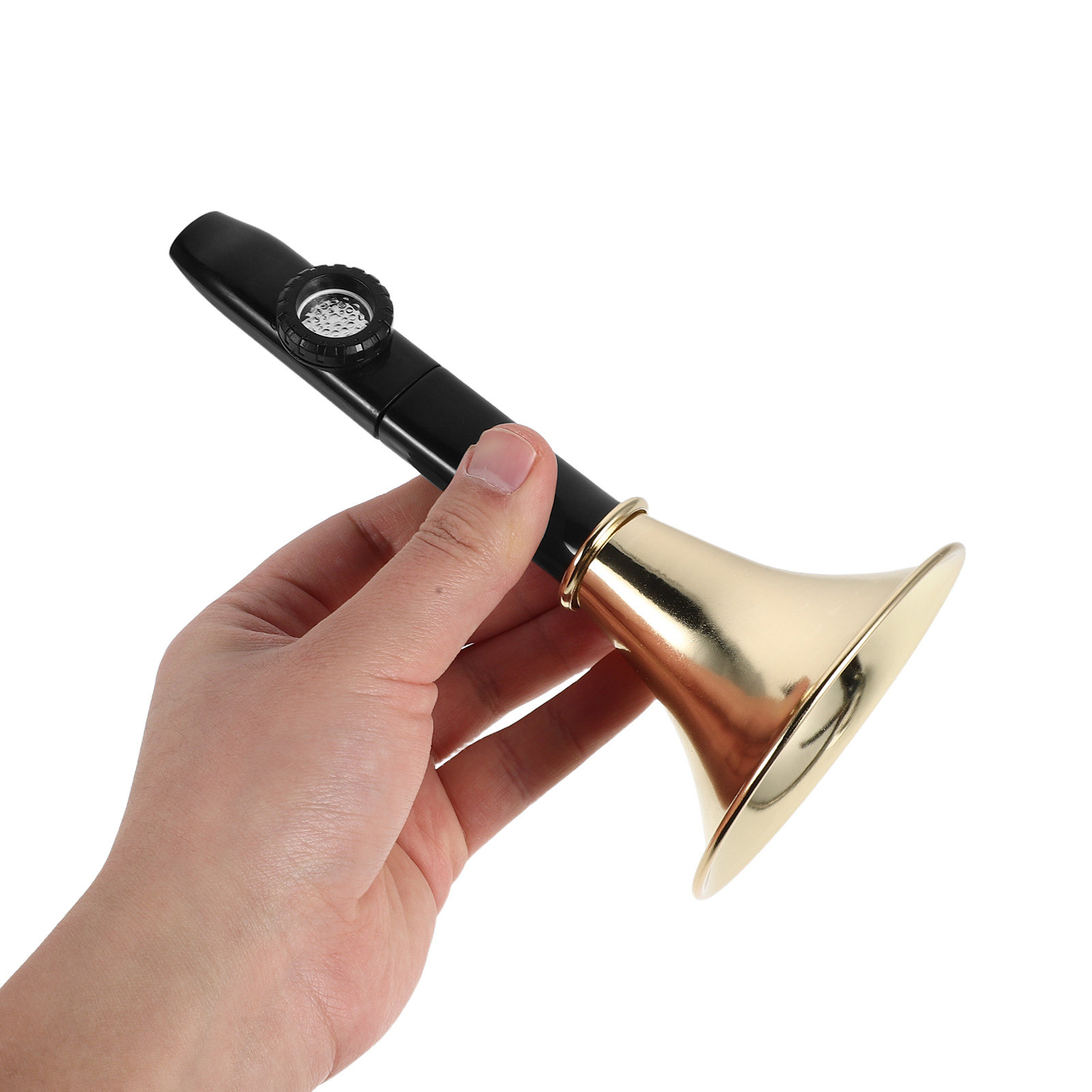 Musical Instrument Kazoo - Metalowy Kazoo Flet Trąbka Membrana Ustna