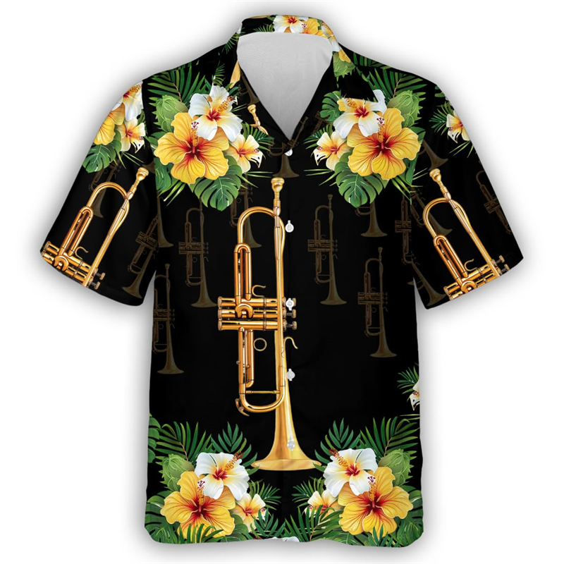 Gitara trąbka grafika hawajski – Musical Instrument Hawaiian recenzja i cena