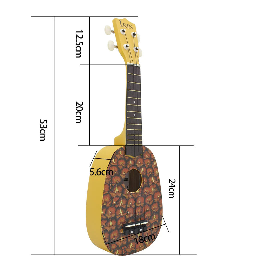 IRIN 21-calowe ukulele 4-strun – Musical Instrument Hawaiian recenzja i cena