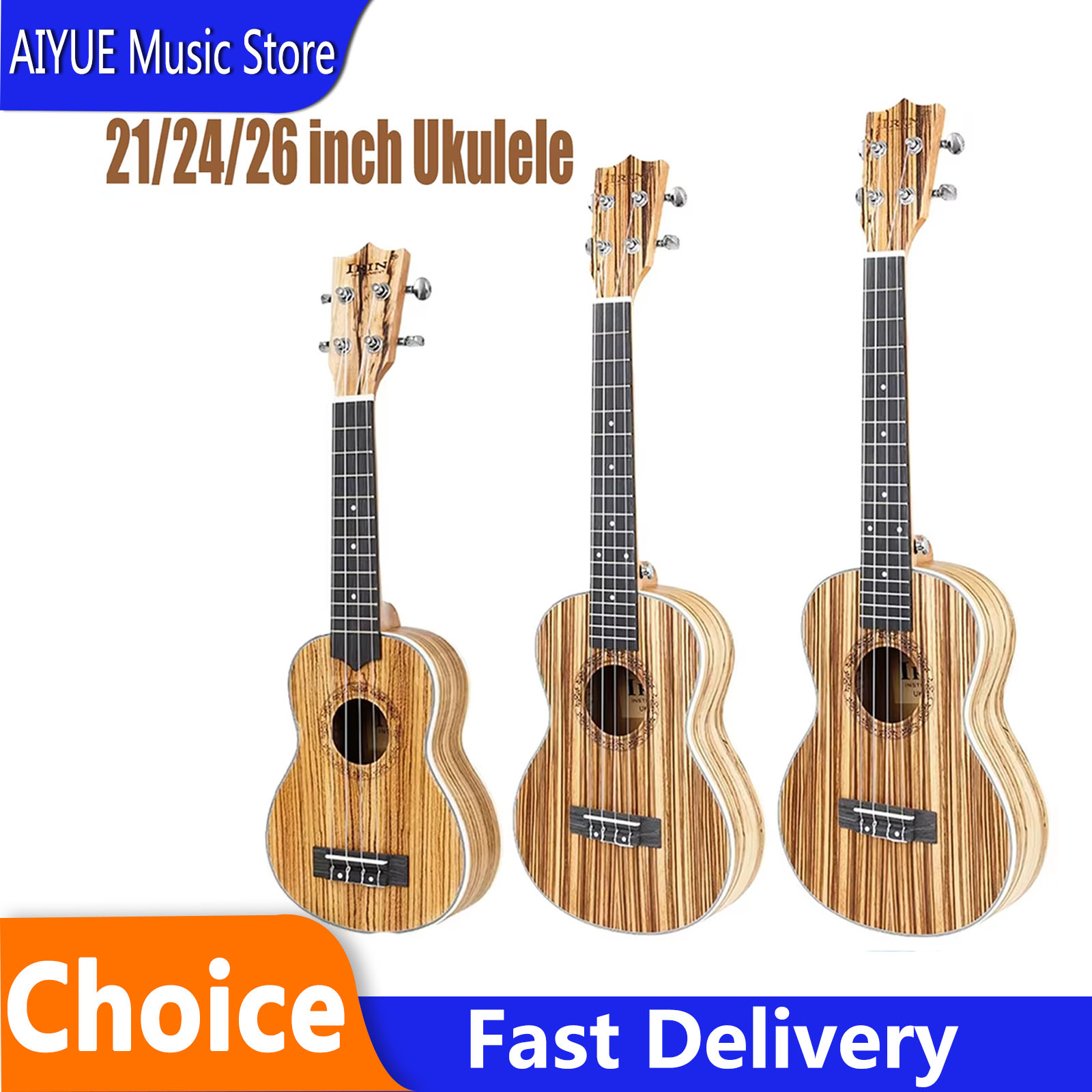 IRIN Ukulele 21/24/26 cali Uku – Musical Instrument Hawaiian recenzja i cena