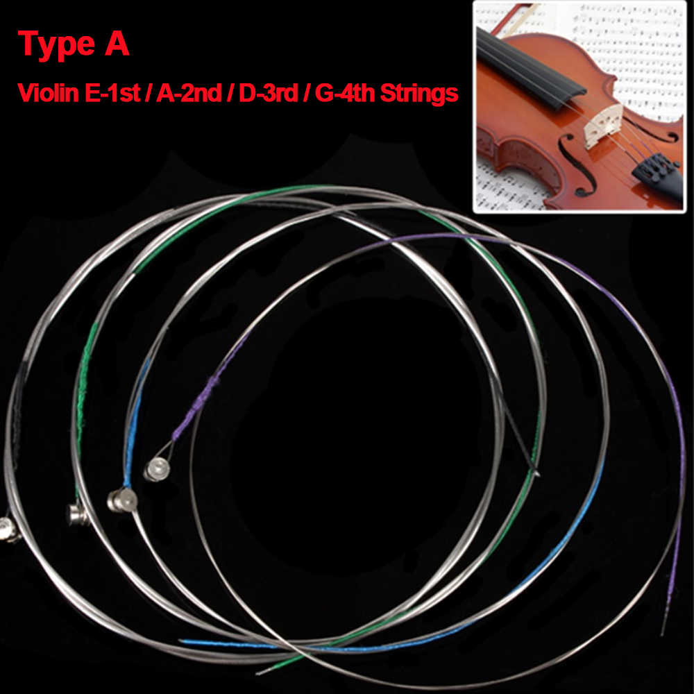 4 sztuki / zestaw strun skrzyp – Violin Musical Instrument recenzja i cena