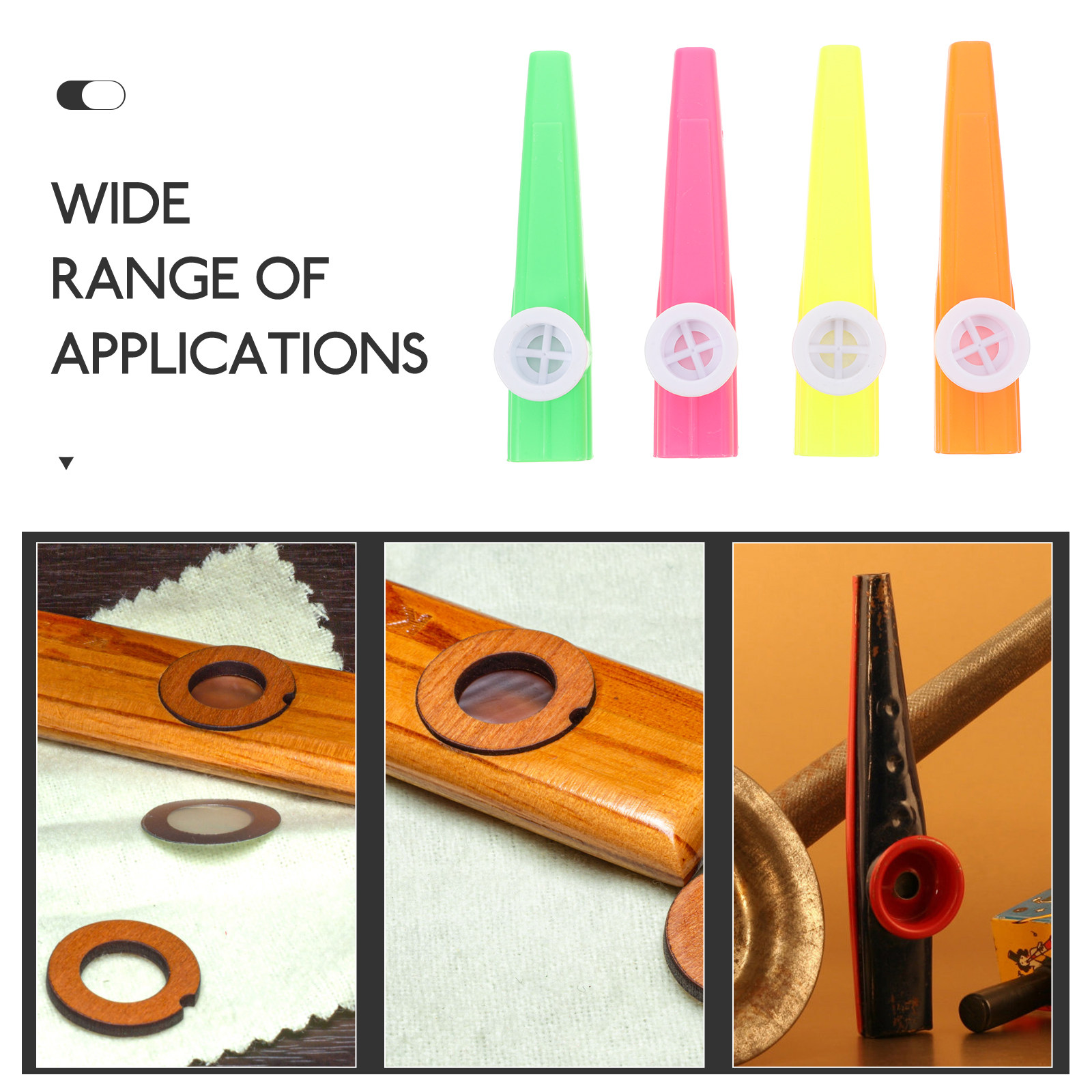 24 szt. Plastikowe Kazoo w Róż – Musical Instrument Kazoo recenzja i cena