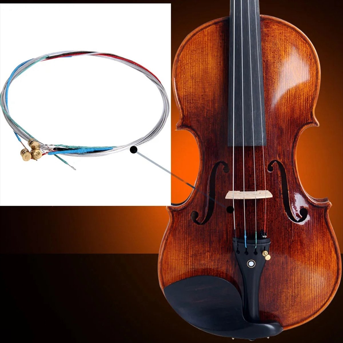 Struny do skrzypiec ABPF 4/4 P – Violin Musical Instrument recenzja i cena