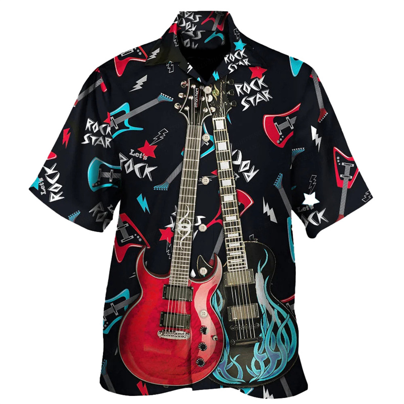 Guitar Music Graphic Hawaiian  – Musical Instrument Hawaiian recenzja i cena