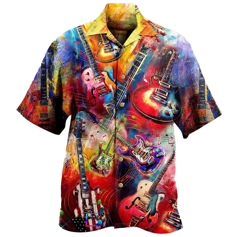 Guitar Music Graphic Hawaiian  – Musical Instrument Hawaiian recenzja i cena