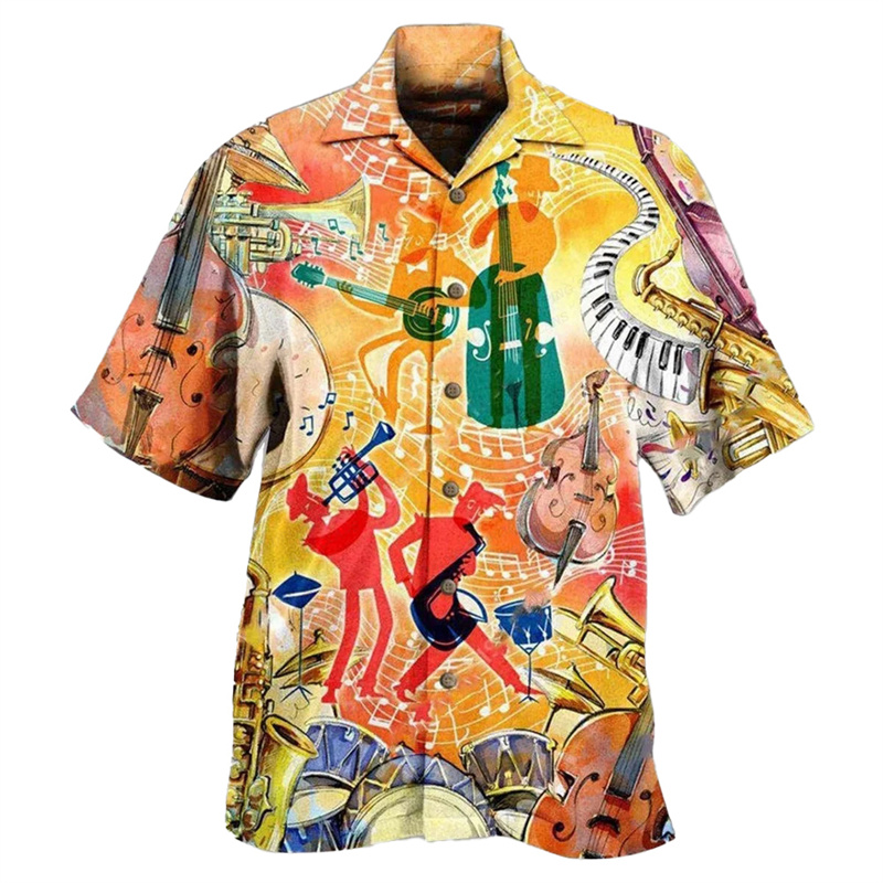 Guitar Music Graphic Hawaiian  – Musical Instrument Hawaiian recenzja i cena