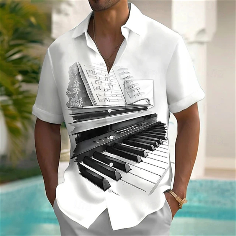 Nowa Letnia Tropikalna Koszula – Musical Instrument Hawaiian recenzja i cena