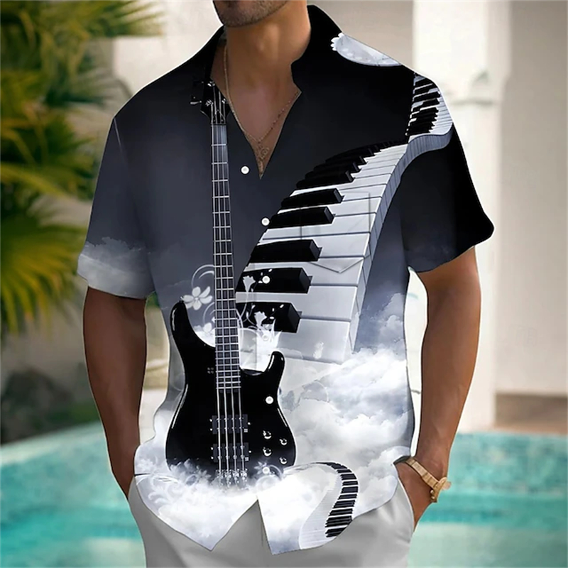 Nowa Letnia Tropikalna Koszula – Musical Instrument Hawaiian recenzja i cena