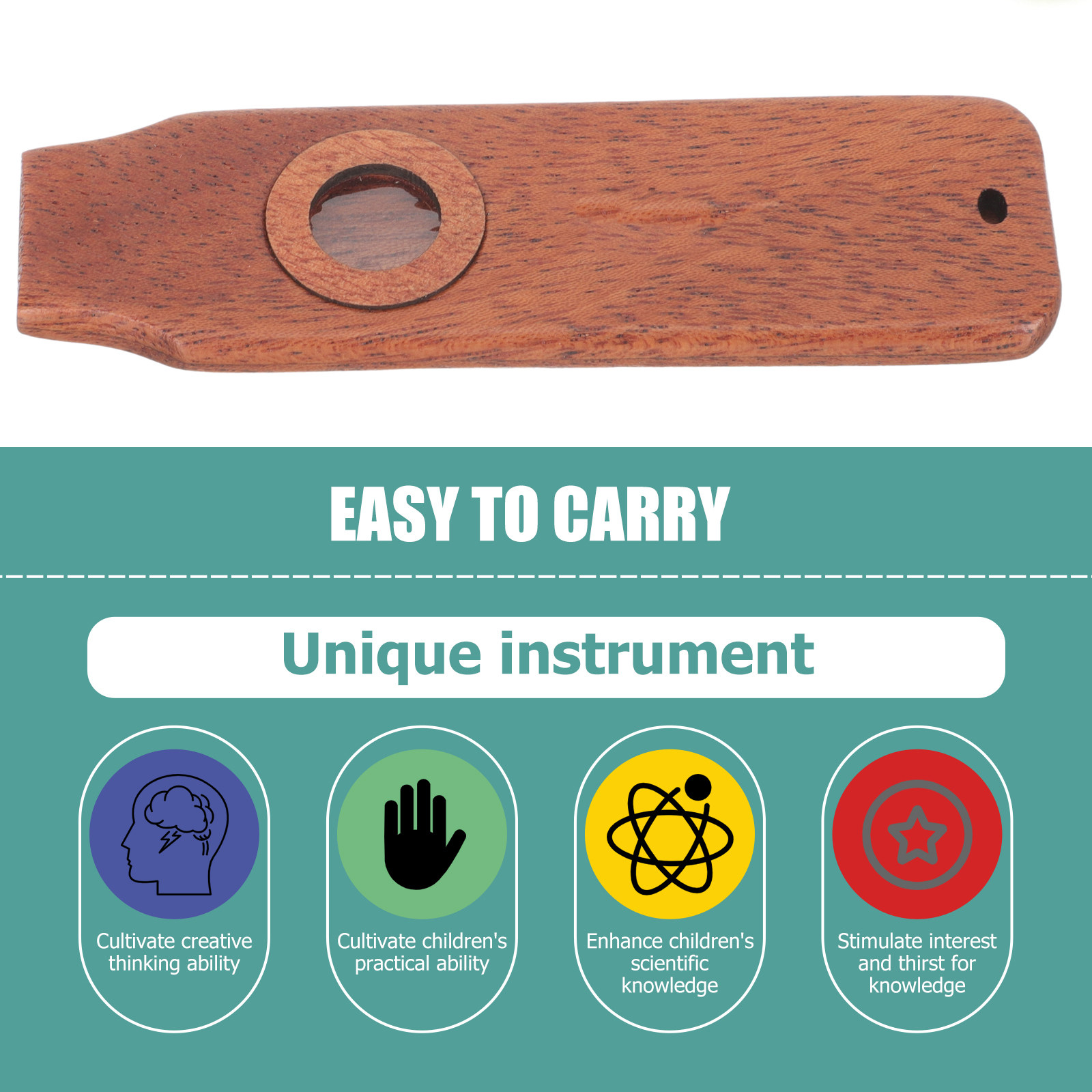 1 zestaw drewnianego kazoo – i – Musical Instrument Kazoo recenzja i cena