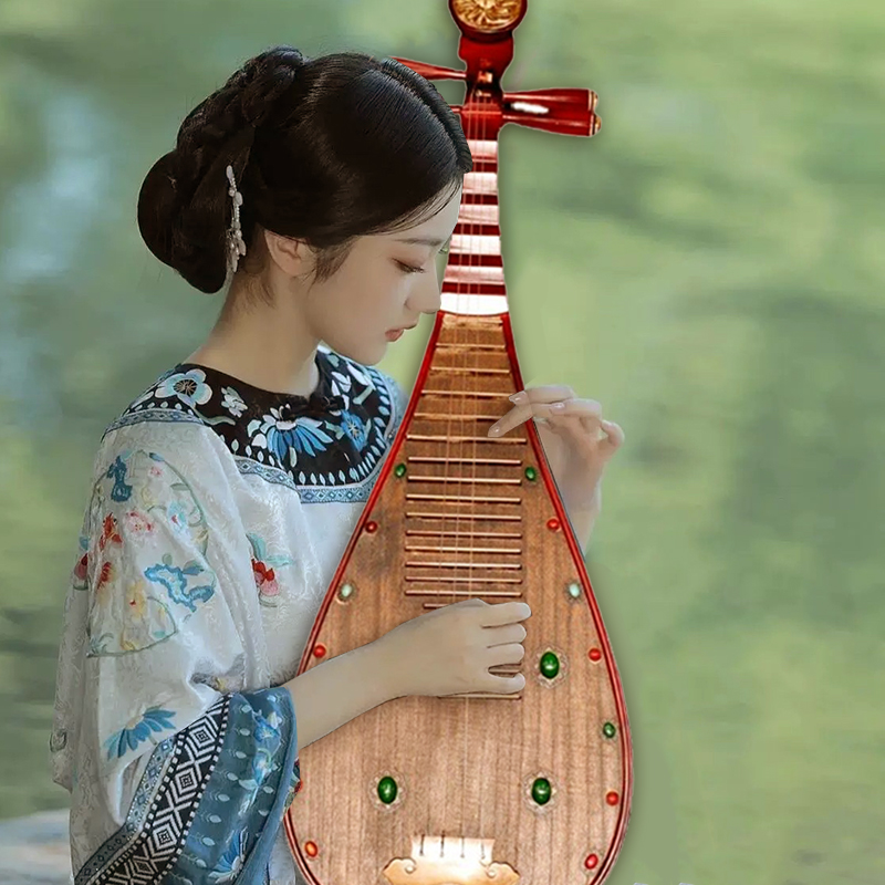 Pipa z drewna paulowni 104 cm  – Musical Instrument Lute recenzja i cena