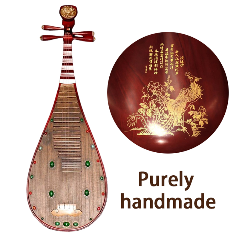 Pipa z drewna paulowni 104 cm  – Musical Instrument Lute recenzja i cena