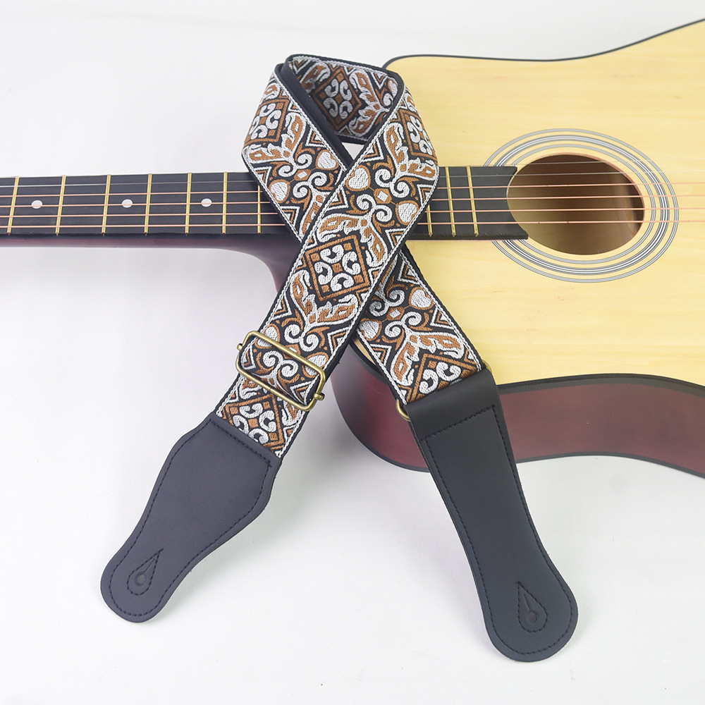 Pasek do gitary z haftowanym n – Musical Instrument Bass recenzja i cena